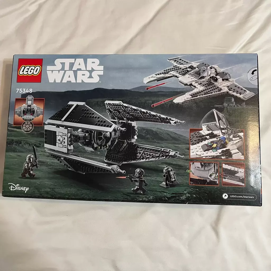 Lego Star Wars Mandalorian Fang Fighter vs TIE Interceptor 75348