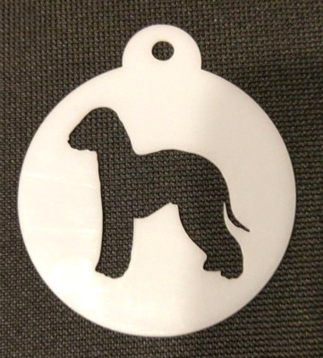 Bedlington Terrier Hund Cupcake Plätzchen Keks Kaffee Schablone 2 Größen verfügbar