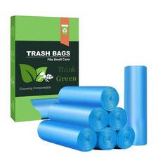 Small Trash Bags 4-6 Gallon Compostable Garbage Bags 4 Gallon Trash Bags Unsc...