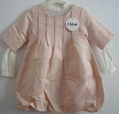 Chloé Kinder C12004/45B Mädchen Kleid Tunika Kids 4 Jahre Gr.98 NEU mit ETIKETT - Bild 1 von 4