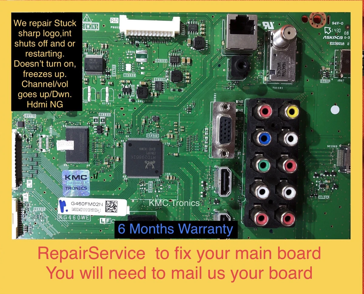 Sharp DKEYMG577FM01 Main Board For LC70LE661U LC80LE661U, 42 OFF