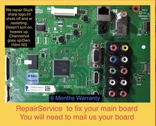 Repair🛠Service for PN-LE701 Sharp DUNTKG780FM02 QPWBXG780WJZ Main Board