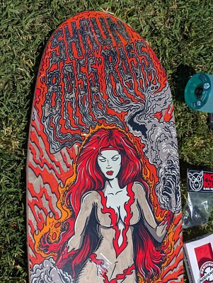 SECTOR NINE BOSS ROSS PRO BLAZE CUSTOM COMPLETE SKATEBOARD (9.8