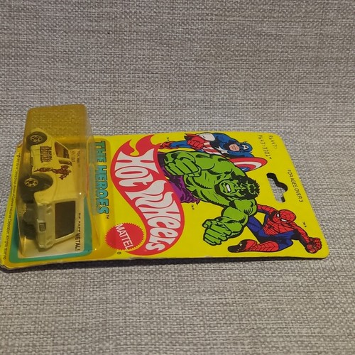 1979 Hot Wheels Blackwall Heroes IRON MAN weiß #3301 BLISTERPACKUNG BP, kostenloser Versand - Bild 4 von 4