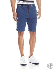 Levi's Pull-On Fleece Drawstring Shorts New Size XS, S Msrp $50.00 Blue