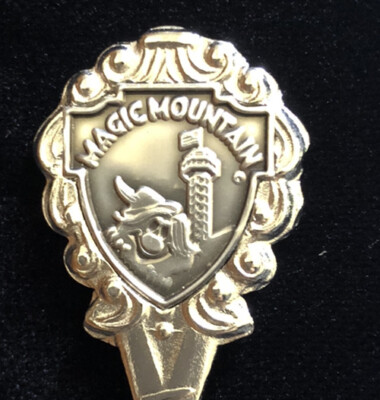 VINTAGE MAGIC MOUNTAIN TROLL COLLECTIBLE SOUVENIR SPOON