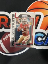 Trey Lance 2021 Panini Prizm New Recruits Rookie Card #3 RC San Francisco 49ers. rookie card picture