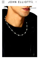 1/2 OFF JOHN ELLIOT X M.A.R.S  18K Yellow Gold Pearl Necklace RETAIL: $2999.00