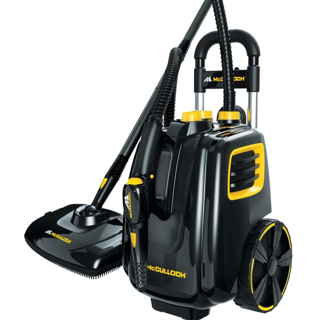 McCulloch 401385 Deluxe Canister Steam Cleaners System Black Mc1385