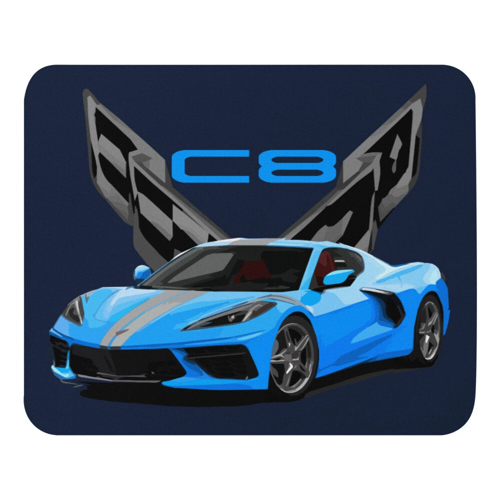 Tapis de souris cadeau Rapid Blue 2022 vette C8