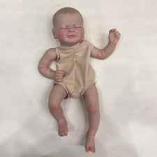 Kit Muñeca Dormir Bebé Renacido 19"" Bebé Recién Nacido Pintado Juguete Sin Acabar Hágalo Usted Mismo Nuevo