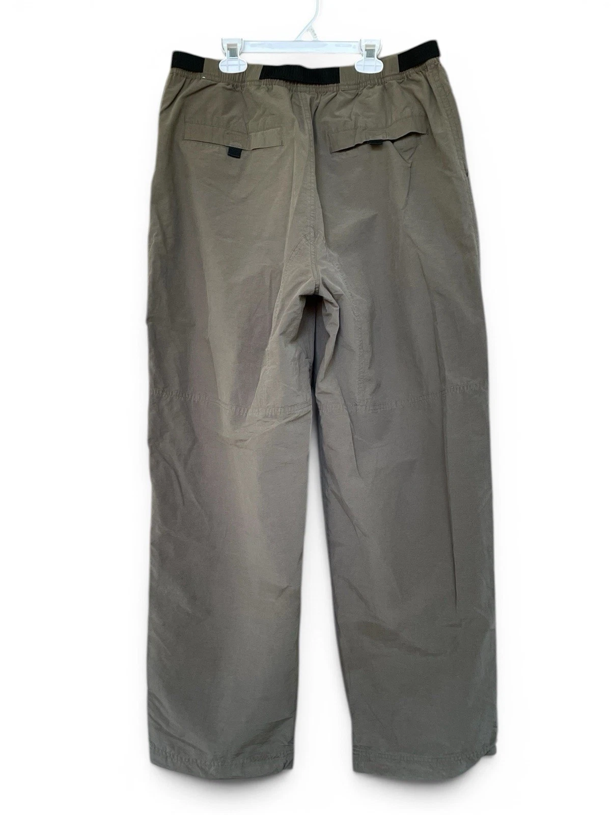 Outer Rim Men’s XL Hiking Pants Green Mesh Lined Cargo Belted Gorpcore