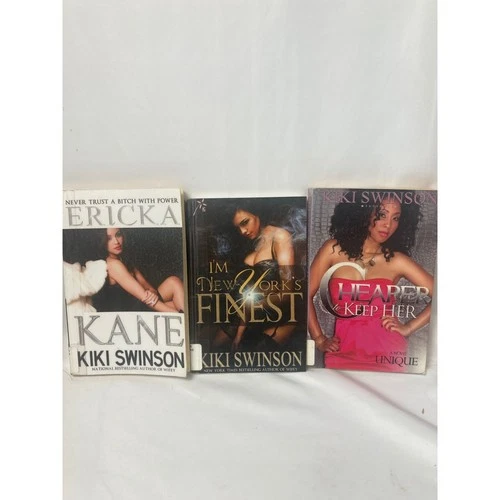 Kiki Swinson 3 Book Lot Urban Fiction Street Lit Ericka Cheaper to Keep Her - product listing photo
