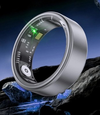 J-RING Smart Ring Men Women Size 10 Fitness Tracker SpO2 Titanium Waterproof NEW