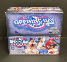 2017 TOPPS OPENING DAY BASEBALL FACTORY SEALED 36 PACK BOX MLB