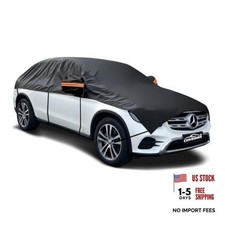 Half Car Cover for SUV, Windshield Cover for Ice and Snow, Hail Protector SUV L