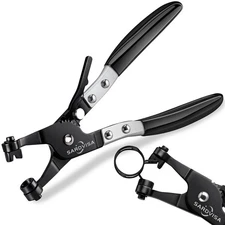 SARDVISA Hose Clamp Pliers, Heavy Duty Hose Clamp Tool with Locking Gear ＆ Bl...