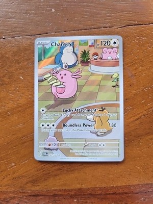 Pokémon TCG: Chansey 187/167 Sv06: Twilight Masquerade Holo Gold