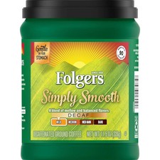Simply Smooth Decaf Ground Coffee, Mild Roast, 11.5 Ounce Packaging May Vary 