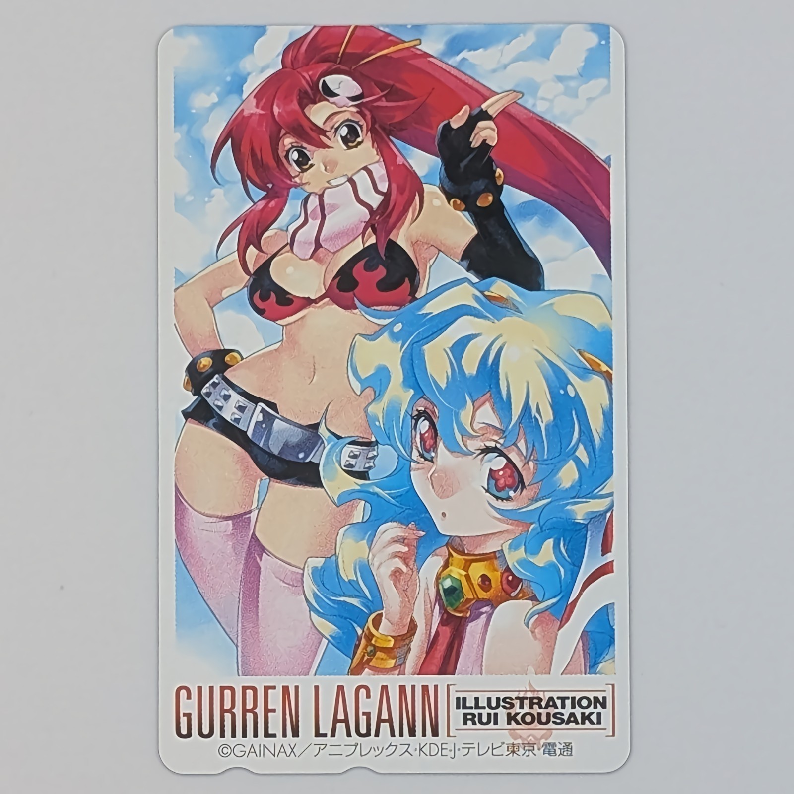 Tarjeta telefónica Tengen Toppa Gurren Lagann Nia Yoko GAINAX 2007