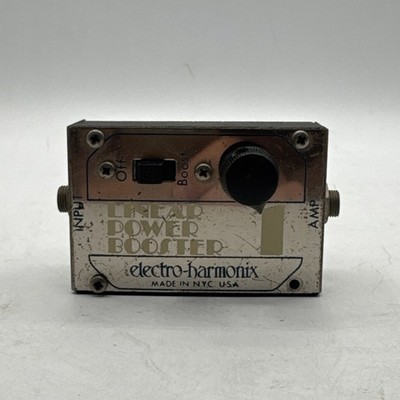 ELECTRO-HARMONIX LPB-1 Linear Power Booster Guitar Pedal Vintage Boost Tested