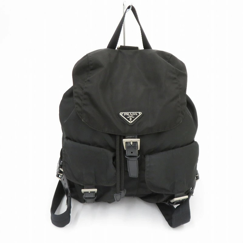 PRADA B2711 VELA ブラックバックパック Prada VELA Backpack Daypack Black | eBay
