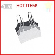 Hanes Womens Cropped Bralette, Breathable Pullover Bra, Crop Top, Solid Or Assor