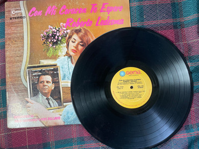 ROBERTO LEDESMA Con Mi Corazon Te Espero LP GEMA 1963 VG