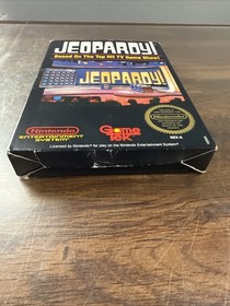 Jeopardy - (NES, 1987) Nintendo Video Game - Complete Box tested and Authentic