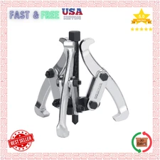 3 in. 3-Jaw Gear Puller, Removal Tool for Gears, Pulleys, Bearings and Flywheels