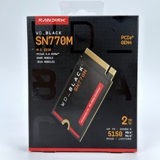 WD BLACK SN770M 2TB M.2 2230 NVMe SSD PCIe Gen4 Internal 5150 MB/s Game Mobile