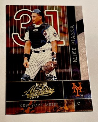 2002 Playoff Absolute Memorabilia #100 Mike Piazza New York Mets HOF