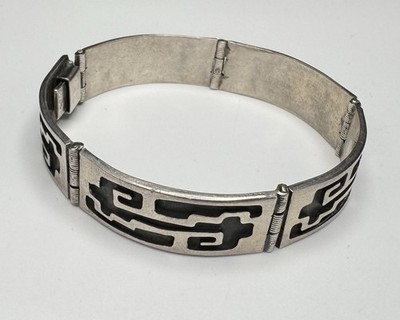 アクセサリー Mexican silver bracelet vintage Mexican Silver and Carnelain Bracelet – Vintage Jewelry Girl