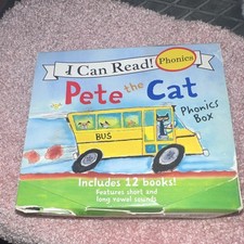 I Can Read Phonics Pete the Cat Phonics Box Set 12 Books Learning to Read