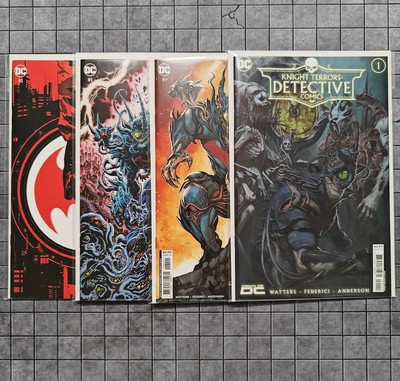 Knight Terrors: Detective Comics #1 (A, B, C, D) Variant Cover SET - UNREAD NM