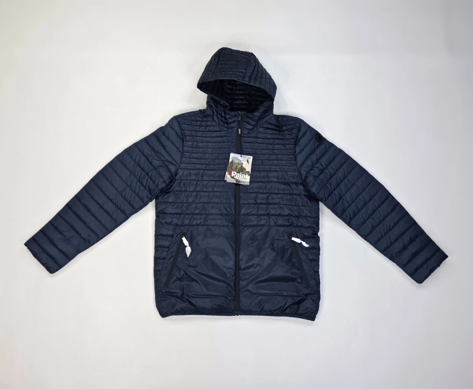 PAJAR Eriksson Mens M Lightweight Active Packable Puffer Jacket Navy NWT $249