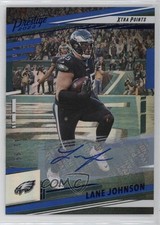 2022 Prestige Xtra Points Premium Blue Signatures /99 Lane Johnson Auto 1c0d