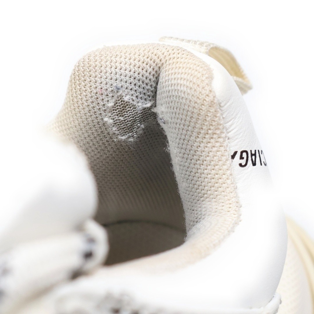 BALENCIAGA Triple S Lace up Low Cut Shoes Sneakers White 524039 Used f9a394b04a8 thumbnail 6