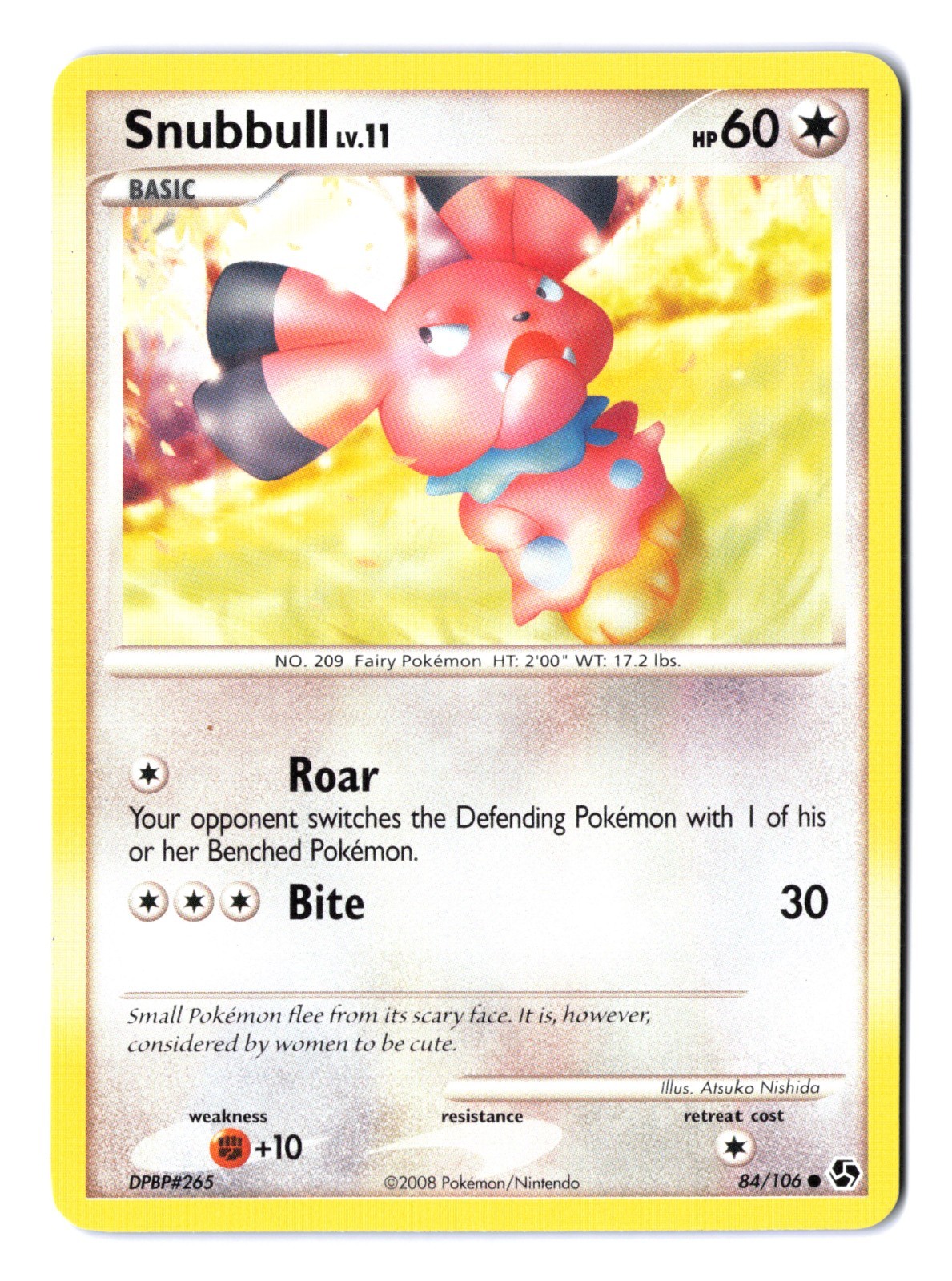 Snubbull 84/106 Great Encounters Vintage Pokémon TCG