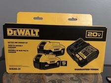 DeWalt DCB205-2C 20V MAX XR Premium Lithium-Ion 5Ah Starter Kit