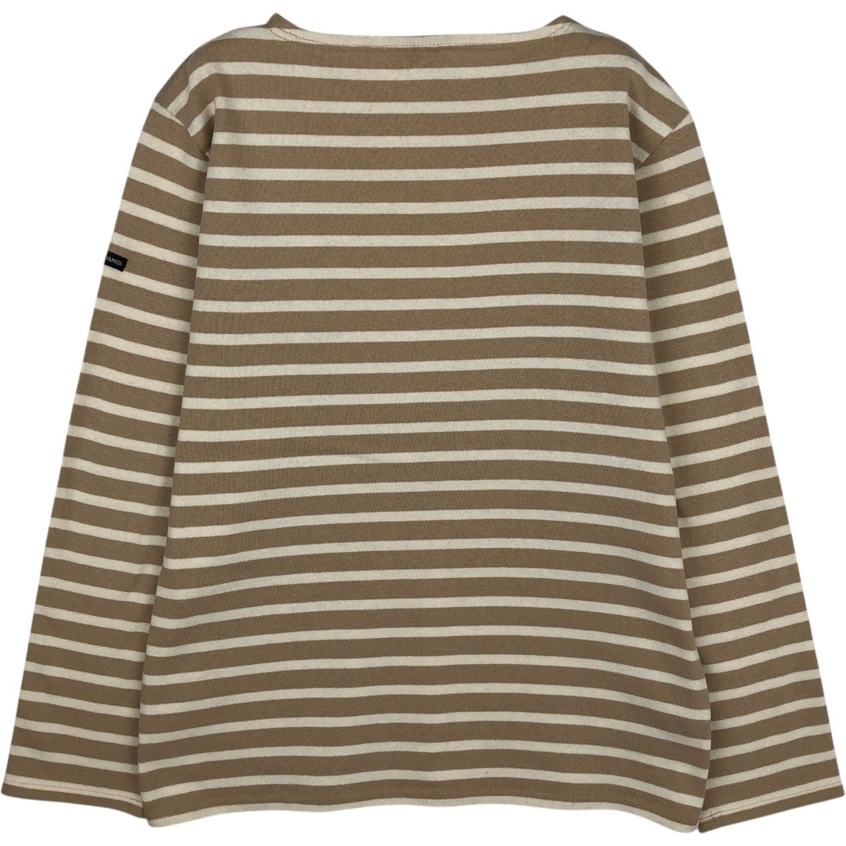 【USED】100% Cotton Striped Long-Sleeve T Used Saint James L'ATELIER striped boat neck long-sleeved T-shirt