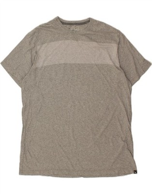 EDDIE BAUER Herren T-Shirt Oberteil XL Grau Baumwolle CD06