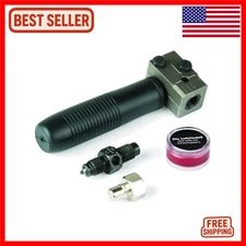 1/4-Inch Double Flaring Tool - Effortless Brake Line Repairs with Precision I...