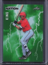 2026 Leaf Baseball Nation Seaver King Green Lightning #/25