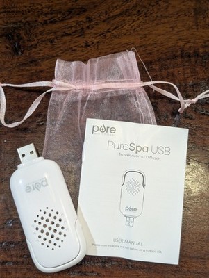 Pure Enrichment PURESPA USB Travel Aroma Diffuser Brand New, no box No Pads