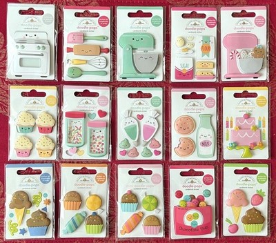 YOU CHOOSE-RARE UPDATED 04/2026 BAKING ME HAPPY MADE WITH LOVE DOODLE-POPS