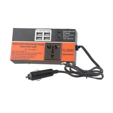 Truck Car Power Supply Inverter Charging Adapter, Converts 12V/24V To 110V/220V