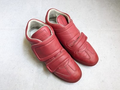 Maison Margiela Clinic Red Men 11 44 Leather Mid Top Sneaker