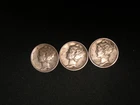 Higher Grade Mercury Dimes. 1941-S, 42-S, 43-S VF-XF