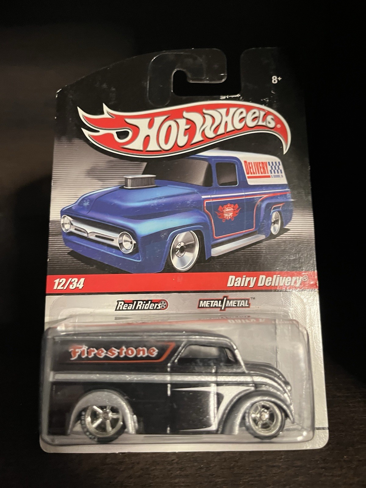 2009 HOT WHEELS SLICK RIDES Dairy Delivery 12/34 (blister)